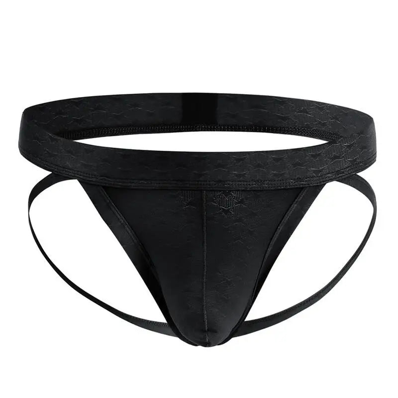 Sexy Men Underpants Thong Man Men's Thong And G String Jockstrap Men's Comfort U Convex Design Smooth Long Bulge Pouch Shorts