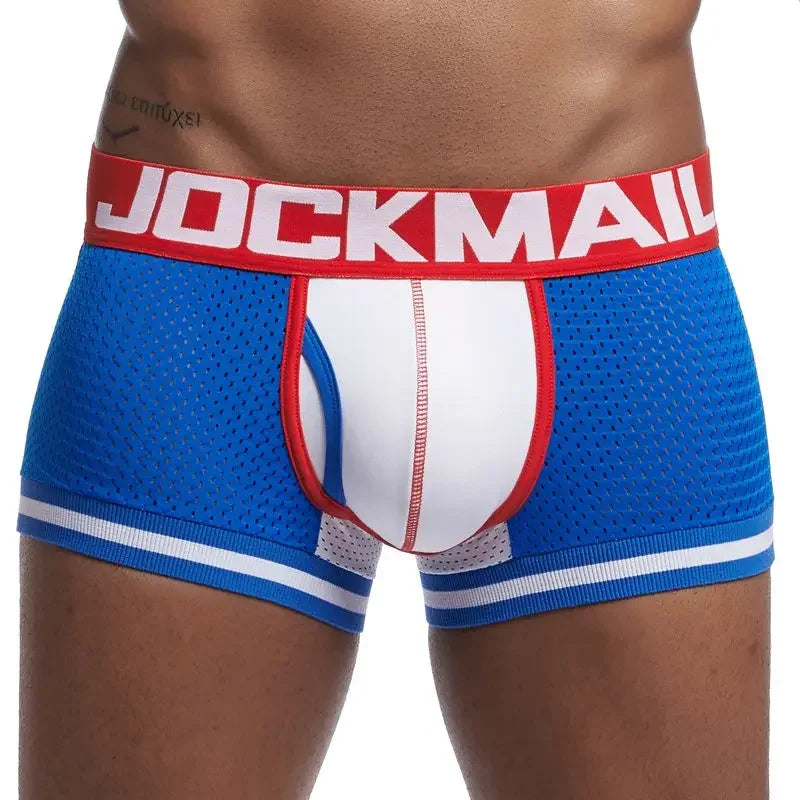 Summer Underwear Men Boxer Homme Nylon Mesh Quick Dry Sports Fitness Men's Underpants Soft Boxer Shorts Men Boxers Breathable