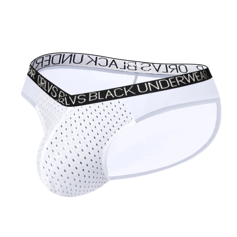 Transparent Men's Underwear Briefs Comfortable Low Wasit Ice Silk Sexy Men Panties Quick Dry Breathable antibacterial Underpants