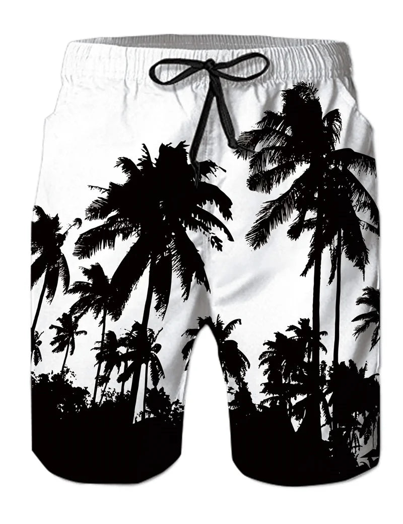 Funny Animal Dinosaur Beach Shorts Pants Men 3D Printing Surfing Board Shorts Summer Hawaii Swimsuit Swim Trunks Cool Ice Shorts