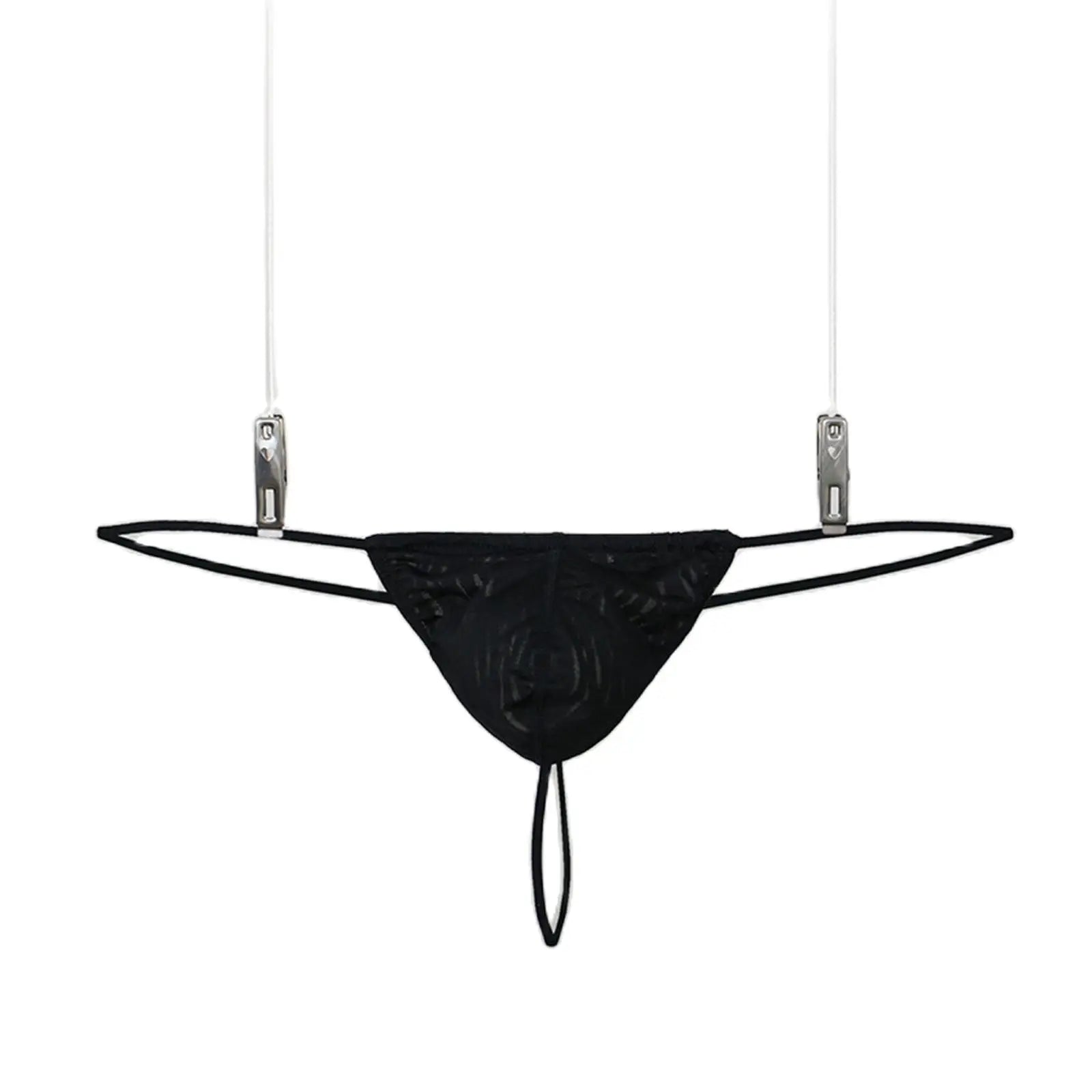Mini Thong Man Sexy G String Underwear Men T Pants Underpants G-string Bikini Penis Pouch Male Exposed Butt Panites