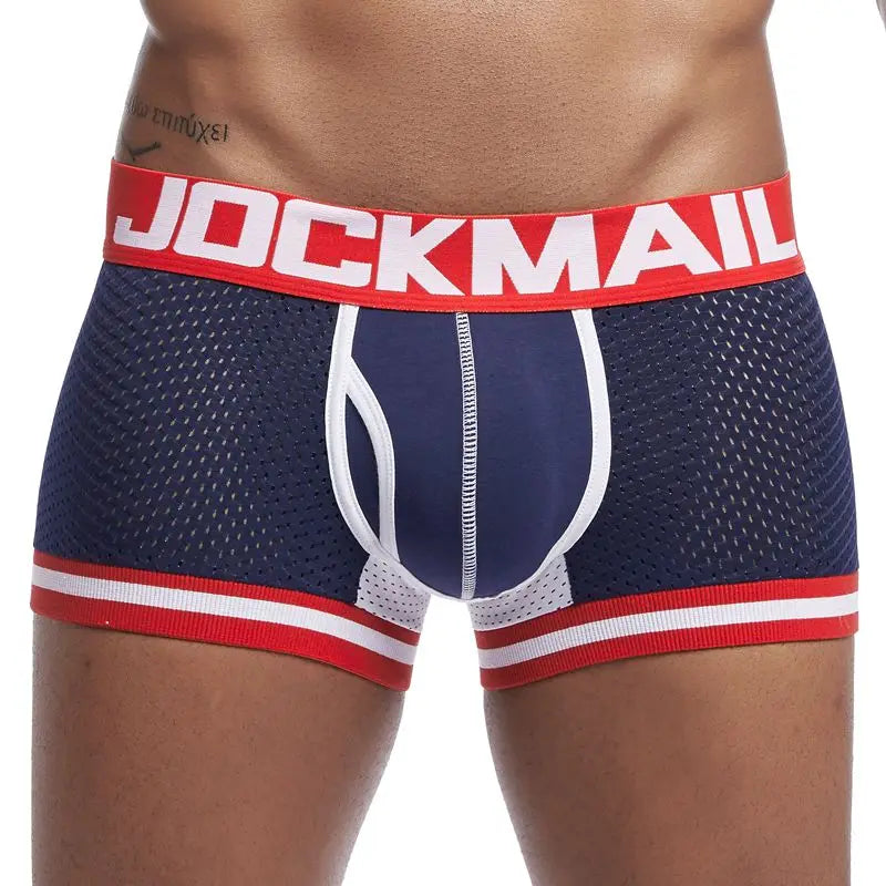 6PCS Underwear Men Boxer Homme Nylon Mesh Quick Dry Sports Fitness Men's Underpants Soft Boxer Shorts Men Boxers Breathable