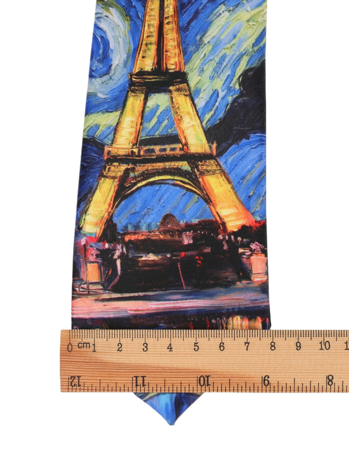 New Fashion Oil Painting Neck Ties For Men Star Moon Retro Fun 8cm Wide Slim Necktie Accessories Daily Wear Wedding Party Gifts