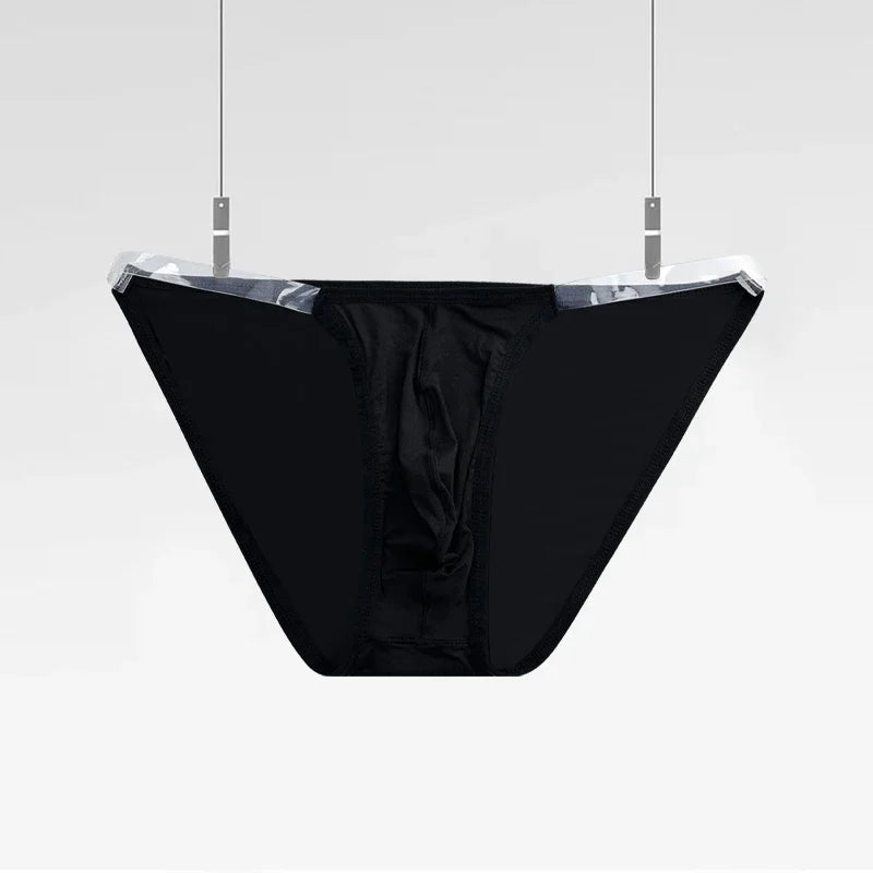 Men's Underwear Low Waist Nylon Briefs Solid Color Simple Underpants Male High Quality Comfortable Sports Shorts Panties