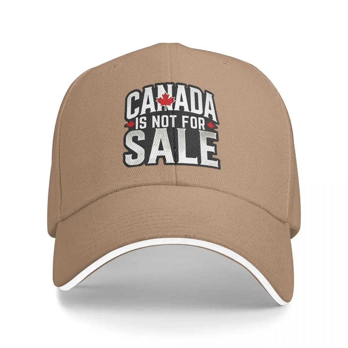 Canada Is Not For Sale Baseball Cap Unisex-Teens Custom DIY Trucker Hat Summer Casual Hiking Fishing Breathable Snapback Cap