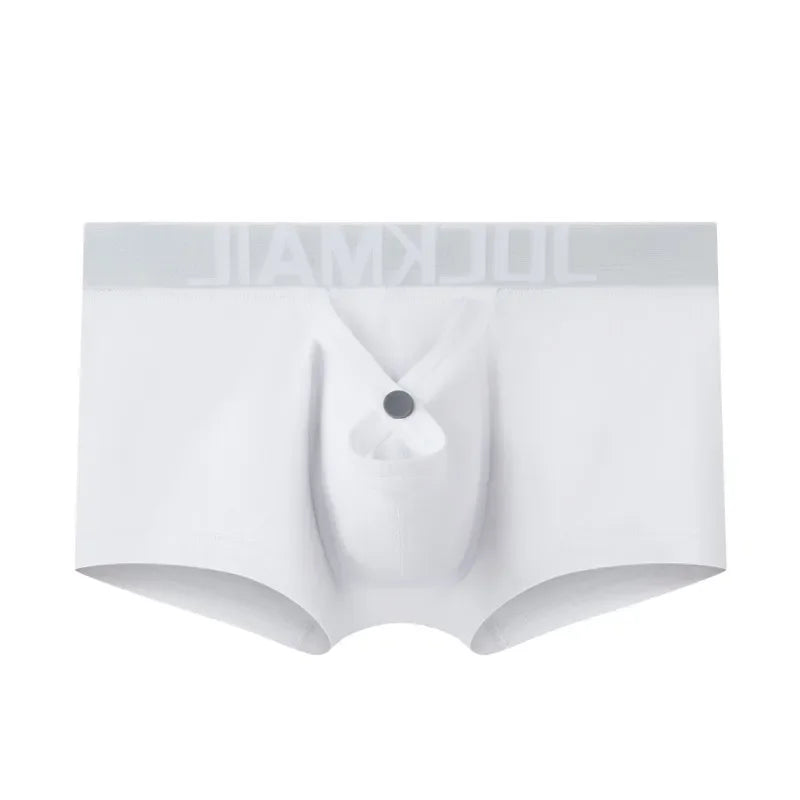 Jockmail Men's Sports Boxer Briefs Sexy Low Waist