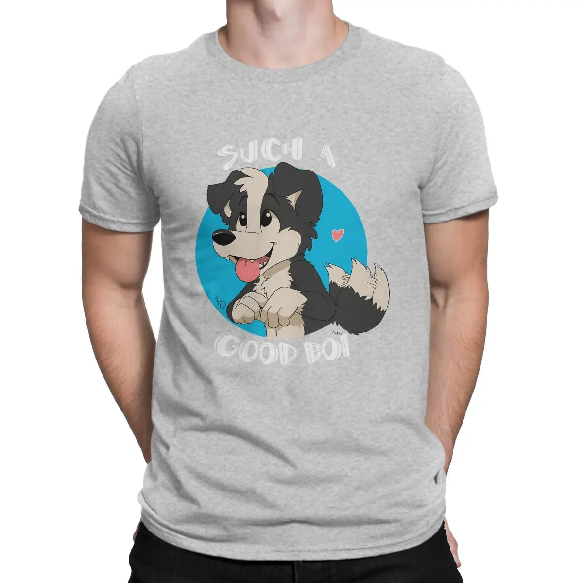 Such a Good Boy Collie Dog T Shirt Vintage Teenager Graphic Large Crewneck TShirt Top sell Harajuku Men's Short Sleeve