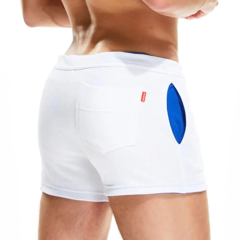 SEOBEAN Men Casual Shorts 100% Cotton Breathable Fitness Sport Shorts Summer Jogger Shorts Men's Clothing Home Lounge Gym Shorts