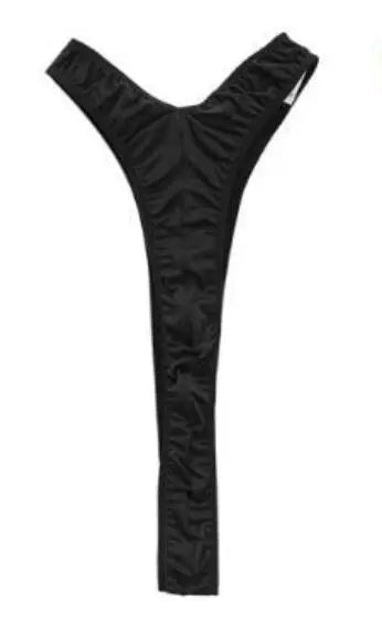 GUUOAT Gay Pornographic Bodysuit for Men Overall Pullover Fun Underwear Strap Pants Latex Male Fetishism Secret Brief Small Bag