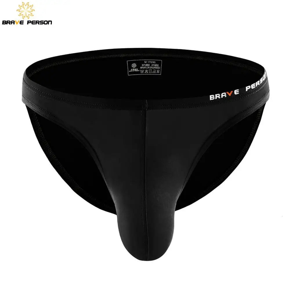 BRAVE PERSON Sexy Men Underwear Big Penis Pouch Bikin Briefs Panties Underpants Masculinas Calzoncillos Hombre Slip Gay Sissy