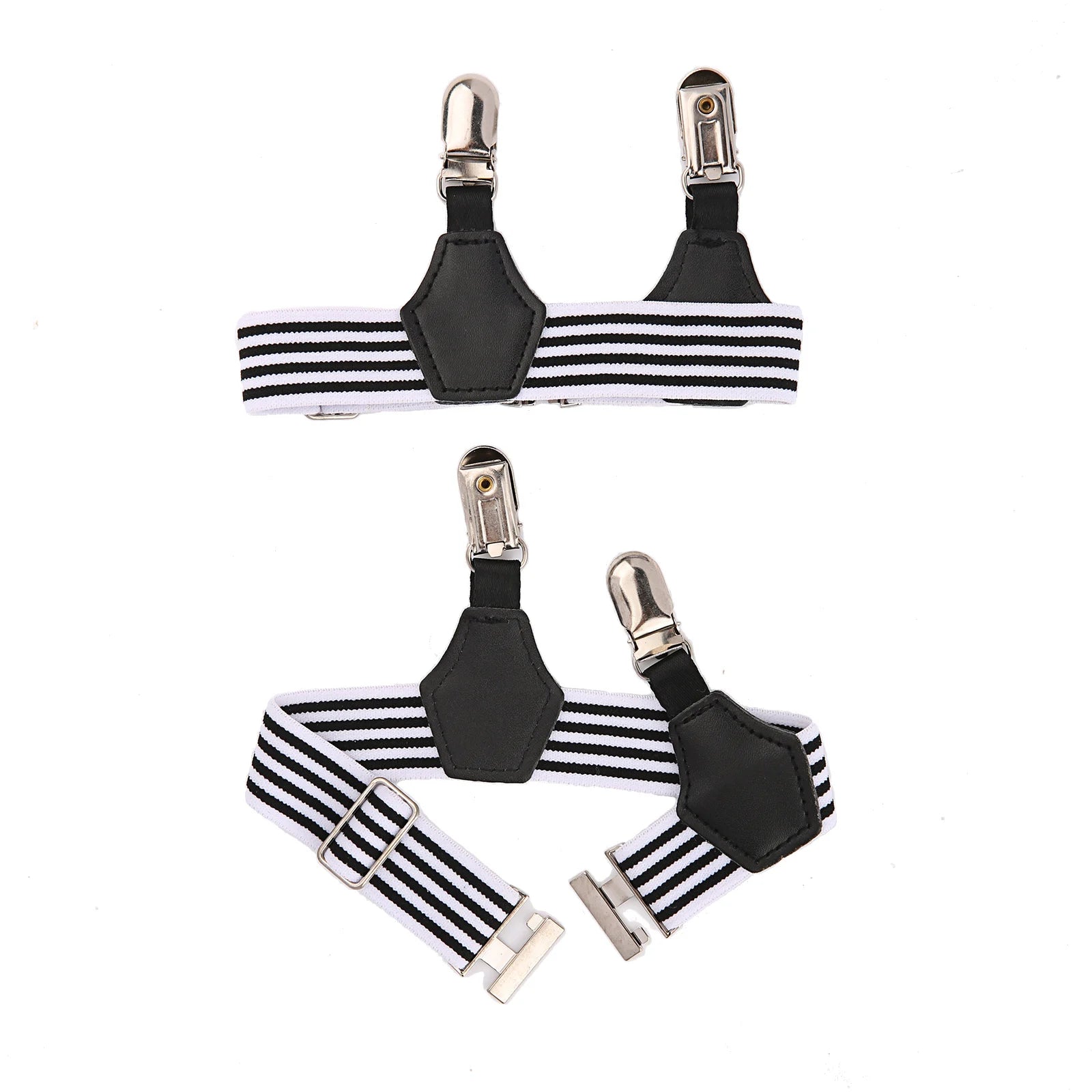 Unisex Sexy Tube Socks Garters Men Double Clips Man Suspenders Leg Single Clip Belt Hold Up Anti-slip Adjustable