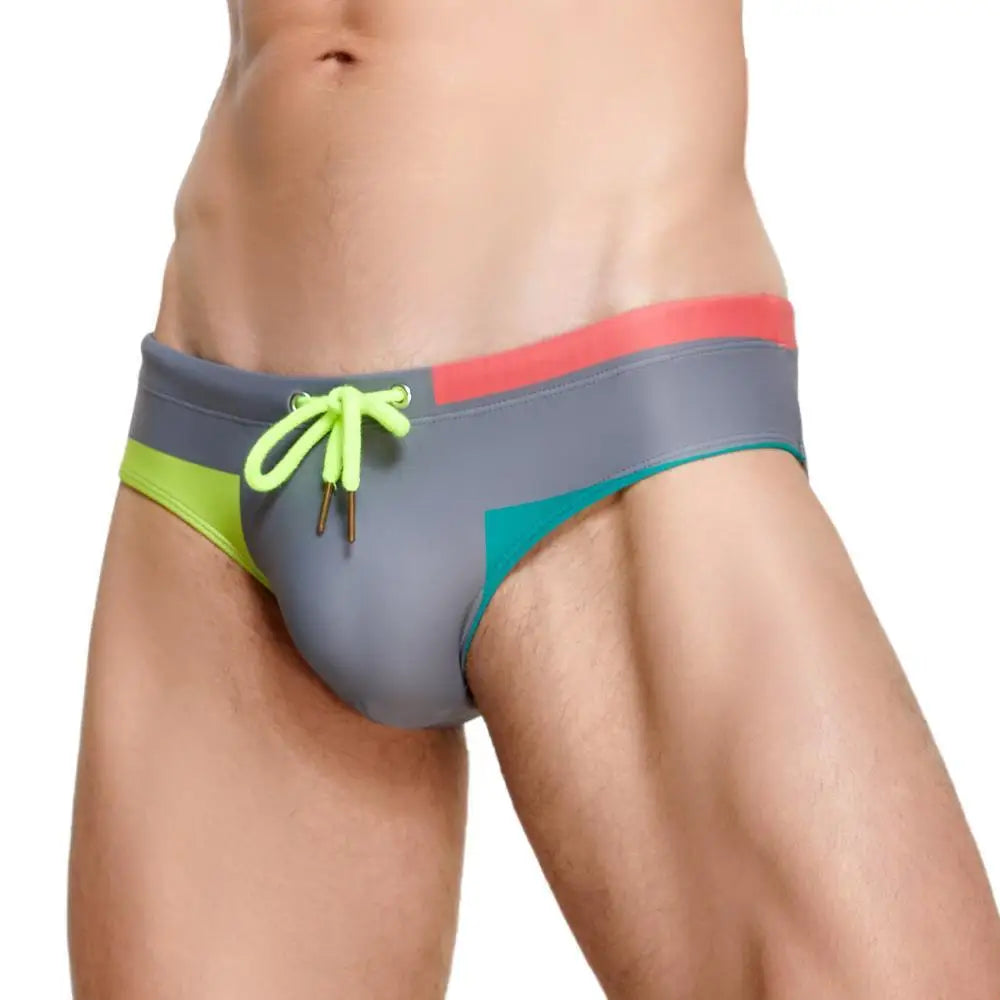 SEOBEAN 2023 New Swimwear Mens Swim Briefs Sexy Bikini Swimming Trunks for Man Swimsuit Bathing Beach Shorts