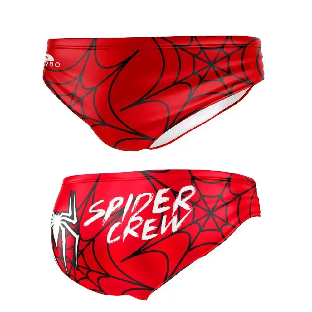 Summer Mens Swimming Short Print Briefs Low Sexy Bikini Surfing Beach Maillot De Bain Homme Shorts Pool Training Quick-drying