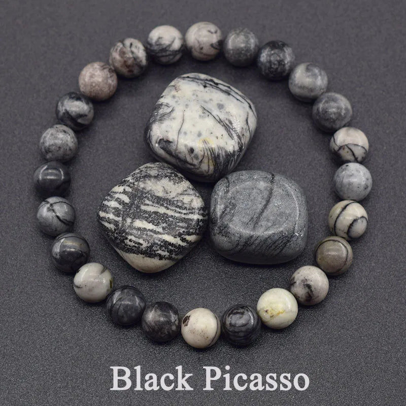 Amethust Bracelet Made of Real Natural Stone Beads Body-Purifying Geniune Amethyst Natural Crystal Bracelet for Women Pulsera