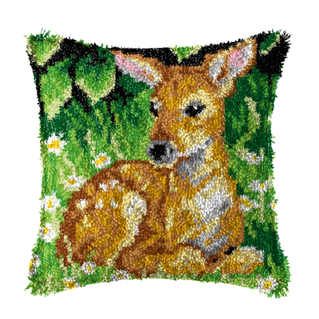 Bambi Deer Pillow Latch hook kit