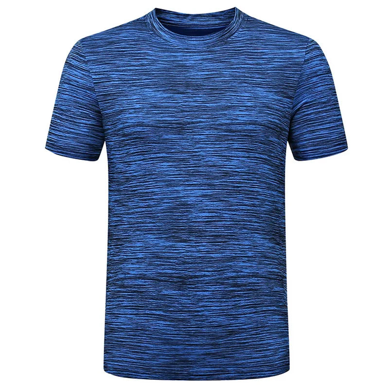 Blue Sport T-Shirts Men's Summer Short Male T-shirt's O-Neck Short Sleeve