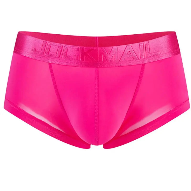 Sexy Underwear Men Boxer Panty Shorts Ice Silk Original Panties Breather Boxer Briefs Ultra-thin Transparent Fun Gay Underwear