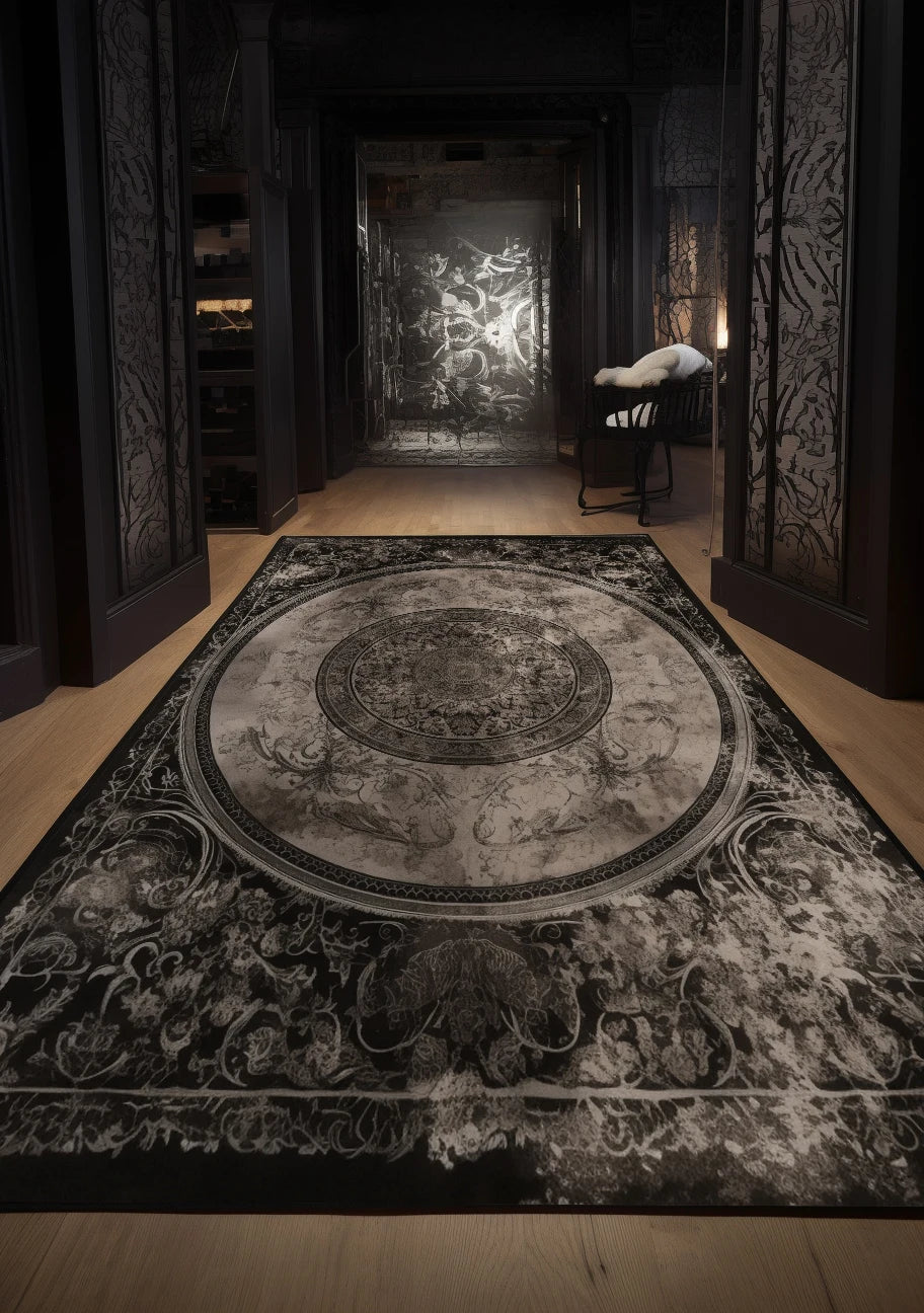 Persian Retro Living Room Decoration Carpet Luxury BOHO Home Decor Bedroom Rug Comfortable Fluffy Washable Floor Mat Non-slip