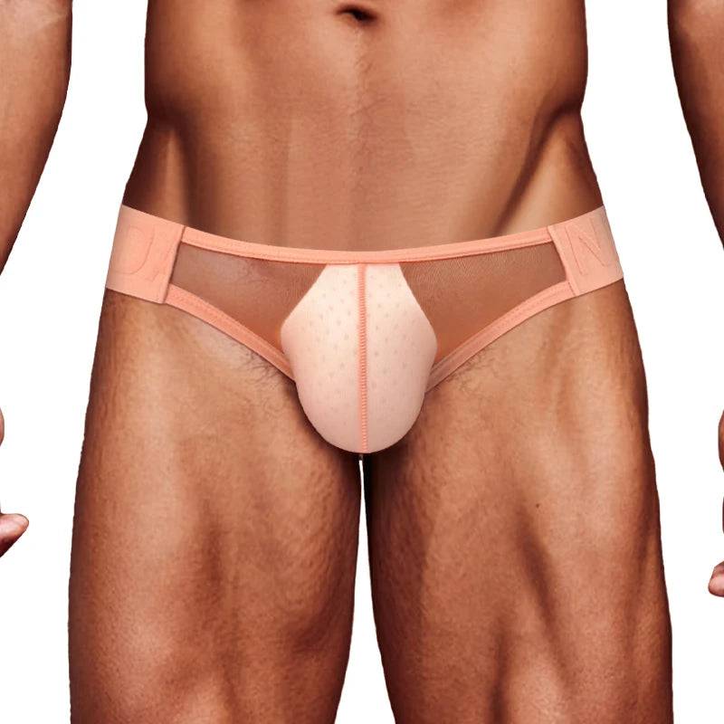 Men’s Ultra-Thin Breathable Mesh Thong – Lightweight Nylon G-String Underwear | Quick-Dry, Stretch Fit, Low-Rise Comfort (1–4 Pack)