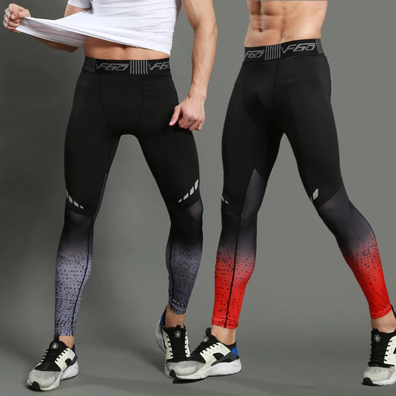 Men’s Compression Pants – Quick-Dry Athletic Running Tights | Breathable Gym Leggings for Training, Jogging & Fitness