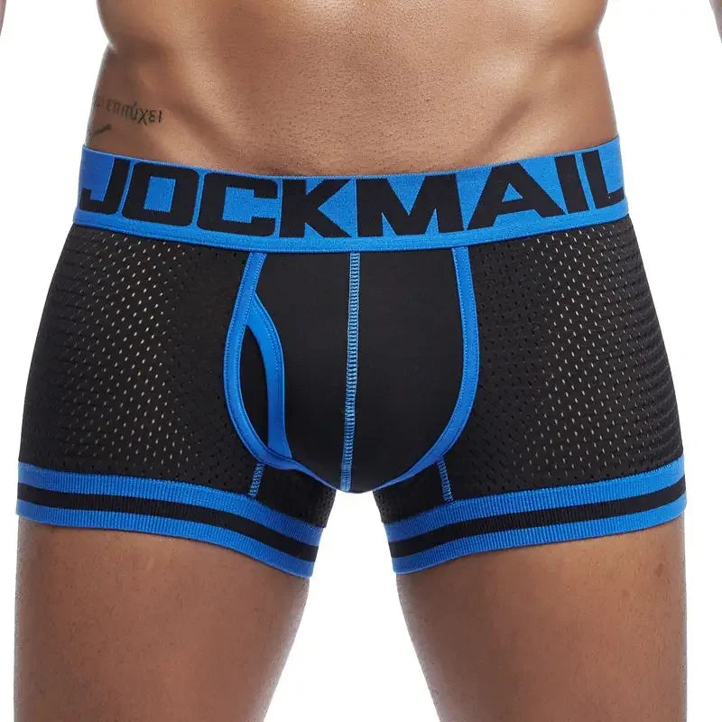 Summer Underwear Men Boxer Homme Nylon Mesh Quick Dry Sports Fitness Men's Underpants Soft Boxer Shorts Men Boxers Breathable