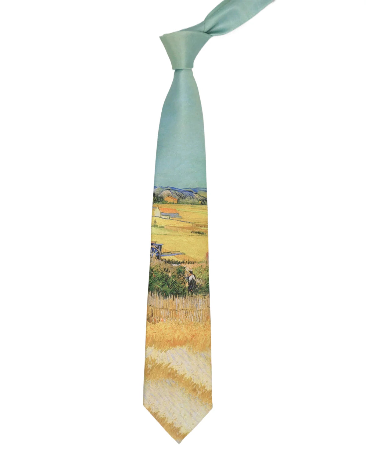 New Fashion Oil Painting Neck Ties For Men Star Moon Retro Fun 8cm Wide Slim Necktie Accessories Daily Wear Wedding Party Gifts