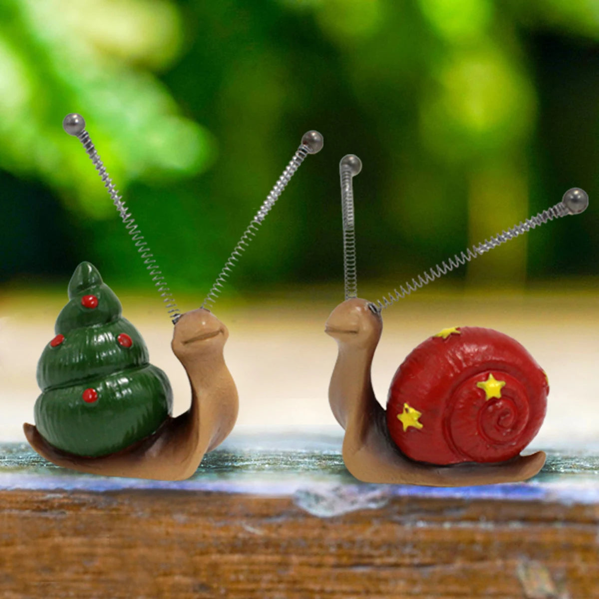 4pcs, Mini Snail Sculpture Bonsai Decorations,Garden Home Decoration Resin Crafts, Outside Decor, Outdoor Decor,Yard Art Ornamen