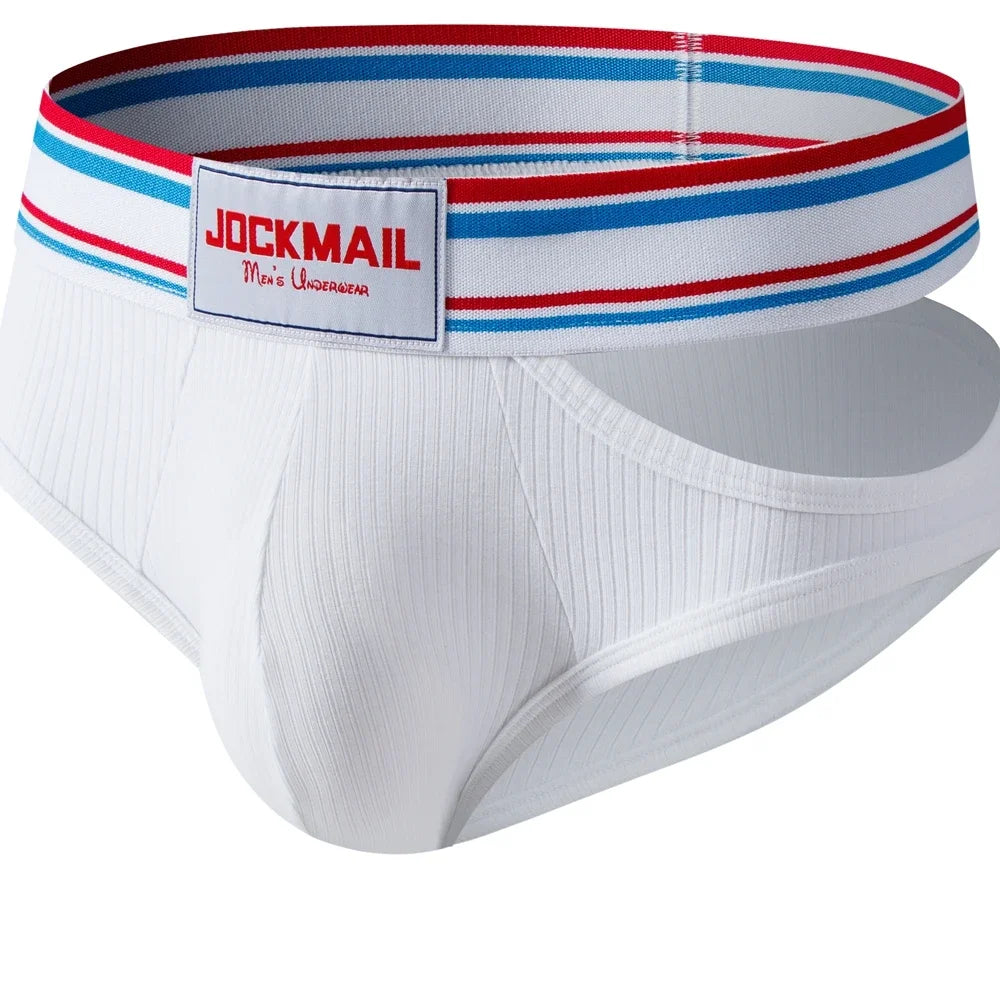 Men's Briefs Slip Sexy Men Underwear Brief U Convex Man Underpants Comfortable Cuecas Masculinas Side Hollowing Sissy Panties