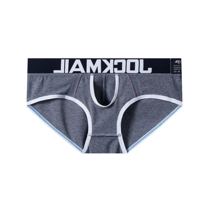 Cotton Men Underwear Boxer Brief Sexy Gay Penis Pouch Push Up Calzoncillos Hombre Slip Cueca Gay Underwear Male Panties