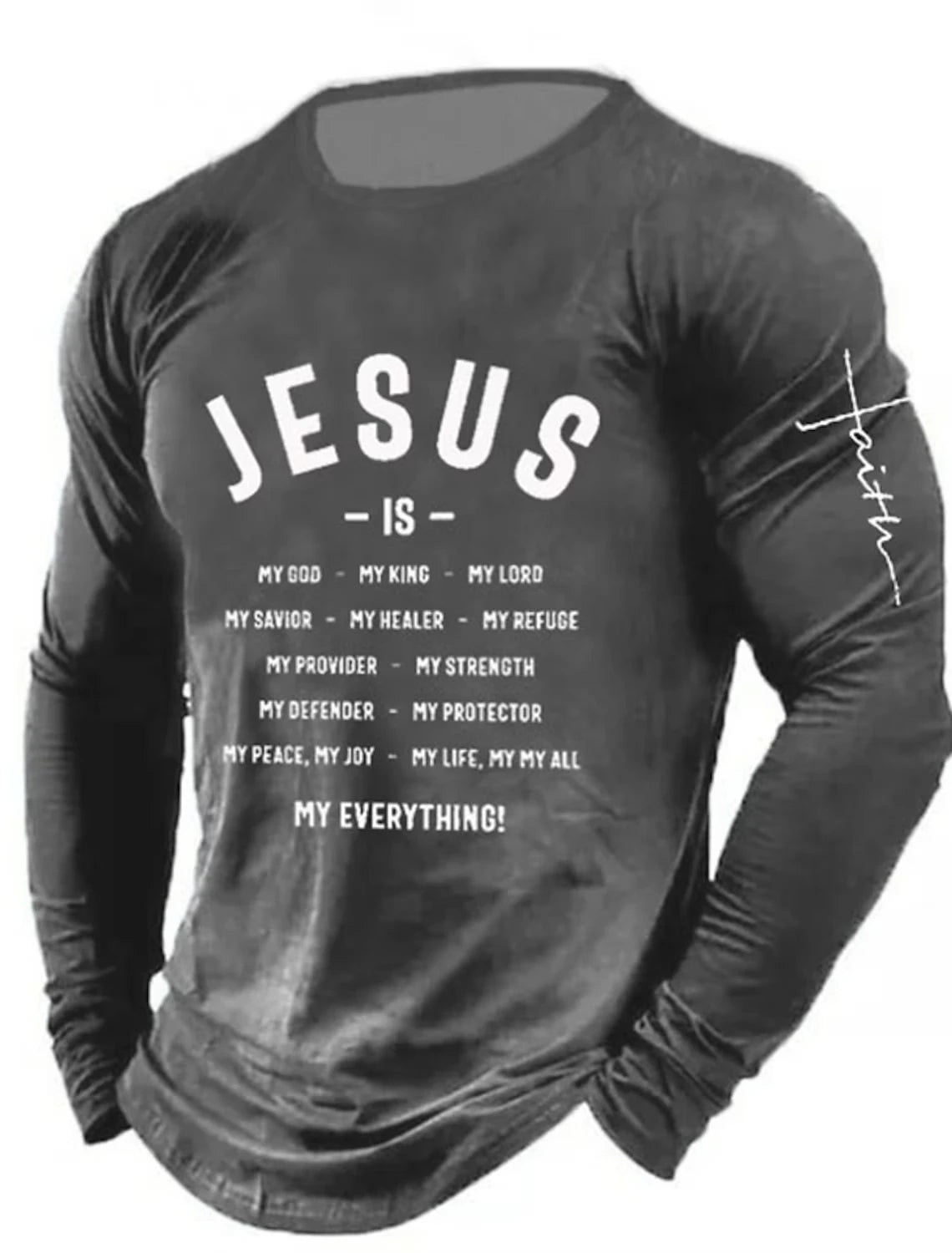 Men's Tshirt Tee Distressed Graphic Prints American Flag National Flag Crew Neck Outdoor Street Long Sleeve Print Clothing