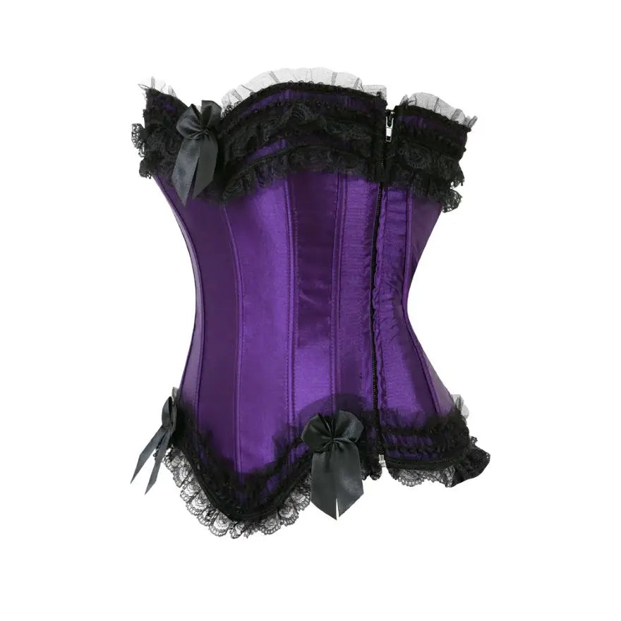 Lace Overbust Corset Top Women