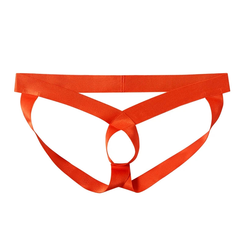 Mens Panties Fetish Cutout Bondage Underwear Sexy Jockstrap Thong G String Penis Pouch T-back Harness Underpants