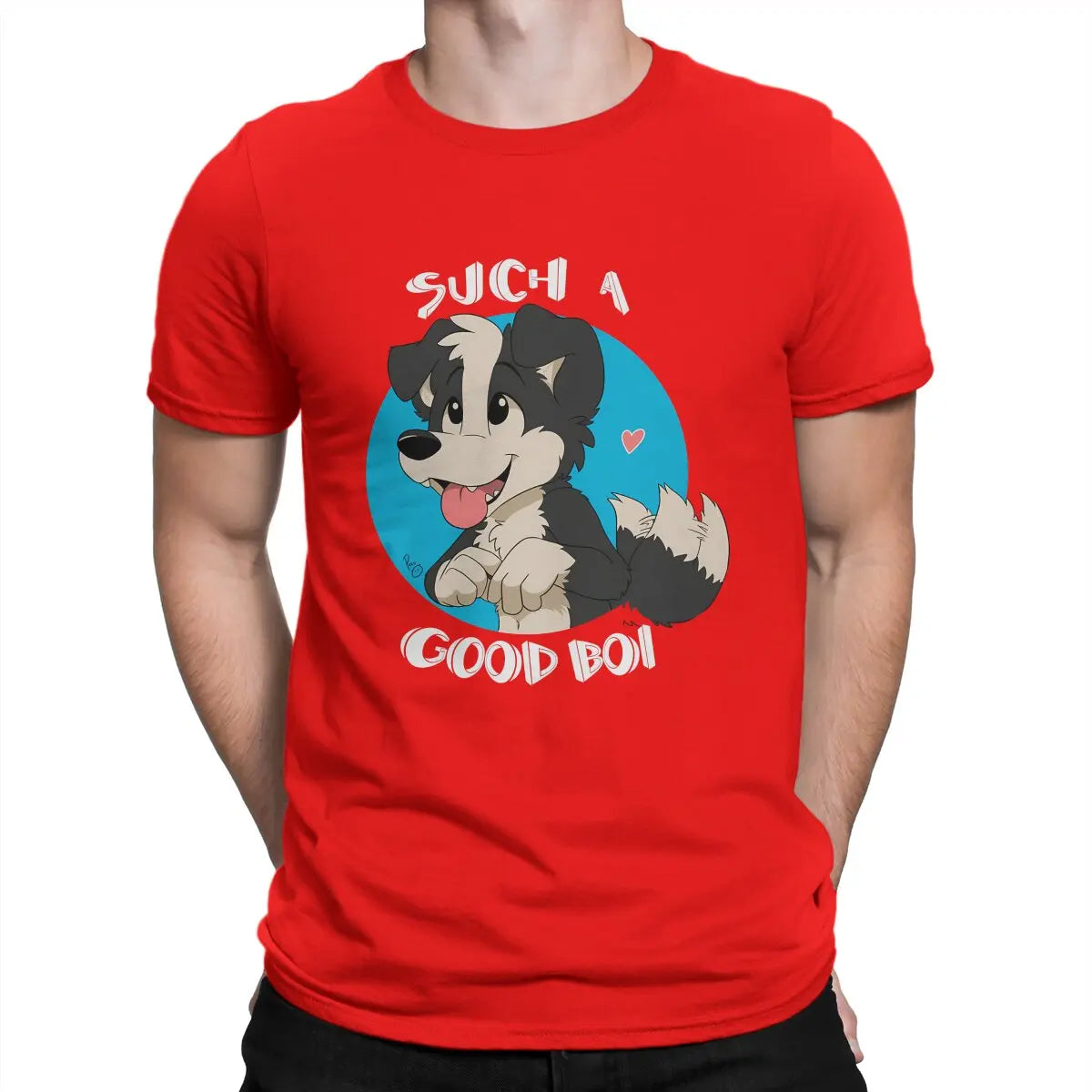 Such a Good Boy Collie Dog T Shirt Vintage Teenager Graphic Large Crewneck TShirt Top sell Harajuku Men's Short Sleeve