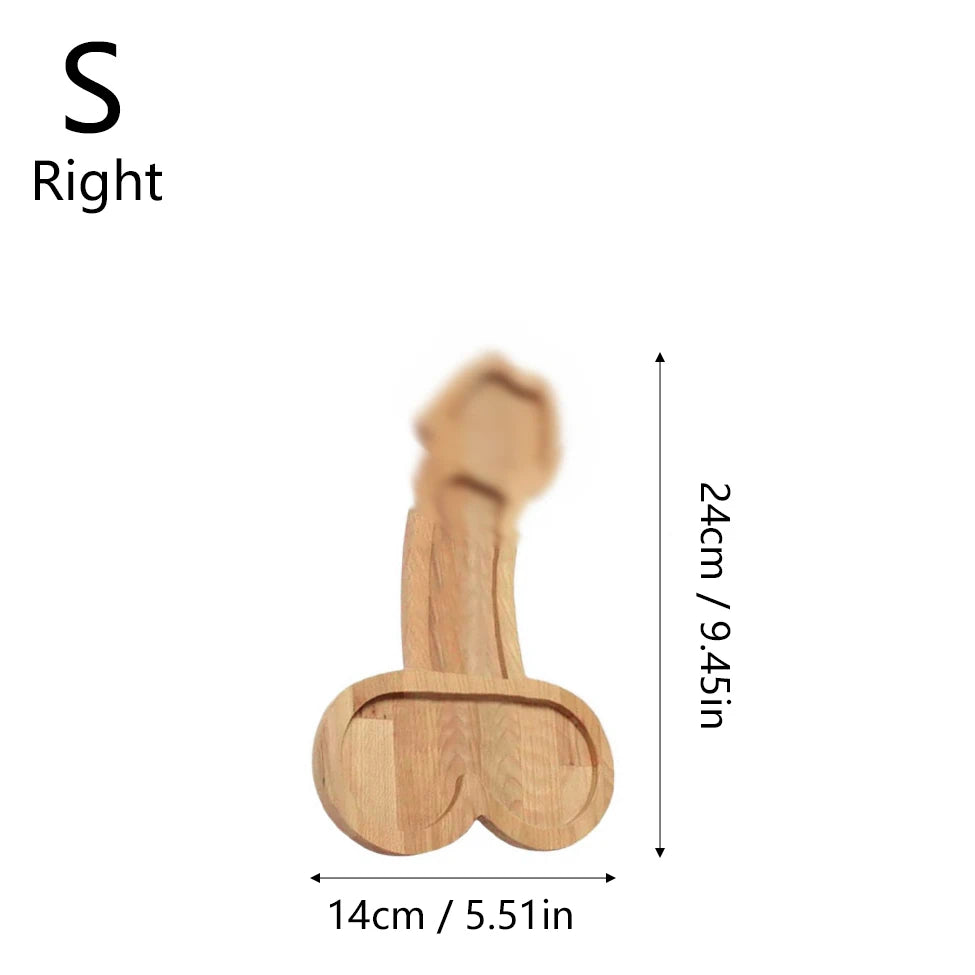 Wooden Funny Plate Creativity Dinner Party Barbecue Tableware Bbq Snack Candy Dish Dining Table Atmosphere Props Shelf