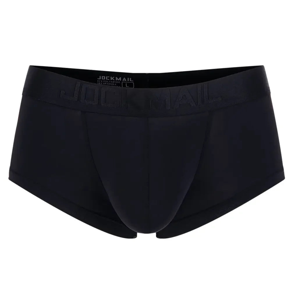 Sexy Underwear Men Boxer Panty Shorts Ice Silk Original Panties Breather Boxer Briefs Ultra-thin Transparent Fun Gay Underwear