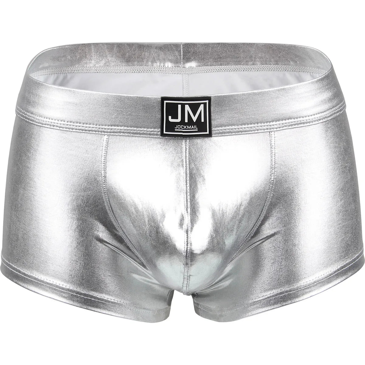 Mens Underwear Boxers Brief Sexy Male Underwear PU Leather Underpants Man Swim Trunk Men Underwear Boxer Shorts