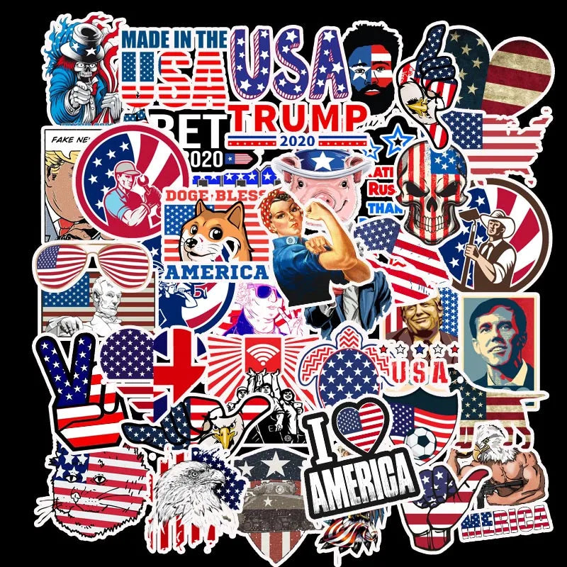 Independence Day Party Supplies American Flag Tableware USA Plates, Cups, Napkins, Forks, Spoons For 4th Of July USA Party Decor