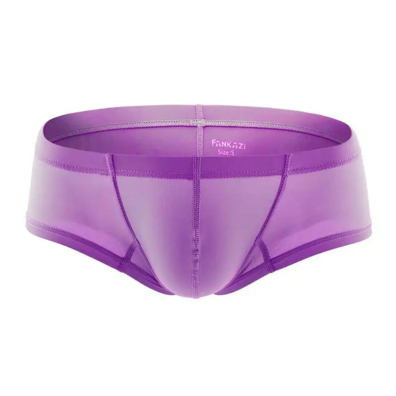 Men's Boxers Low-rise Ice Silk Underpants Men Small Boxer Shorts Sexy Underwear Men Panties Boxer Briefs