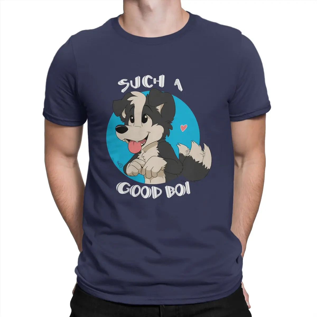 Such a Good Boy Collie Dog T Shirt Vintage Teenager Graphic Large Crewneck TShirt Top sell Harajuku Men's Short Sleeve