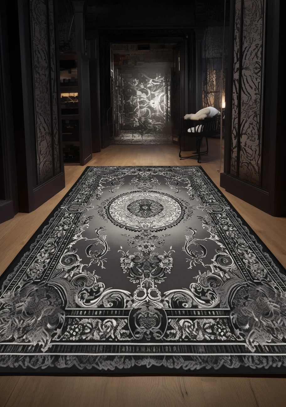 Persian Retro Living Room Decoration Carpet Luxury BOHO Home Decor Bedroom Rug Comfortable Fluffy Washable Floor Mat Non-slip