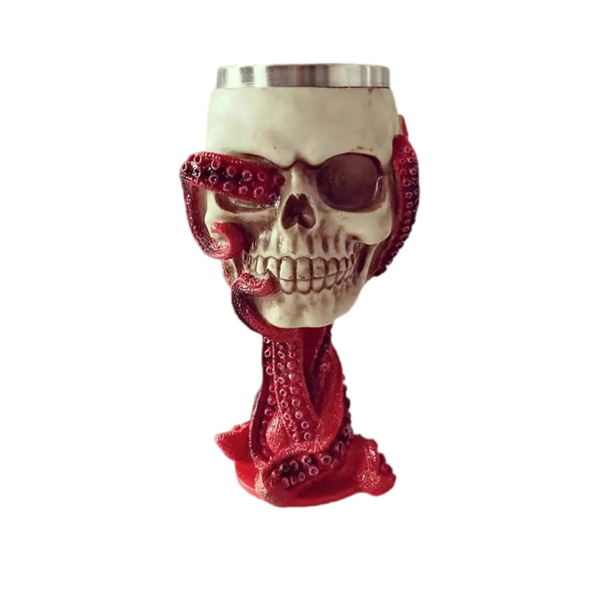Horrible Gothic Stainless Resin Goblet Retro Wine Glass Cocktail Glasses Wolf Whiskey Cup Party Bar Drinkware FREE son