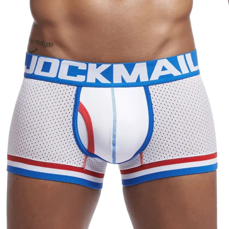 Summer Underwear Men Boxer Homme Nylon Mesh Quick Dry Sports Fitness Men's Underpants Soft Boxer Shorts Men Boxers Breathable