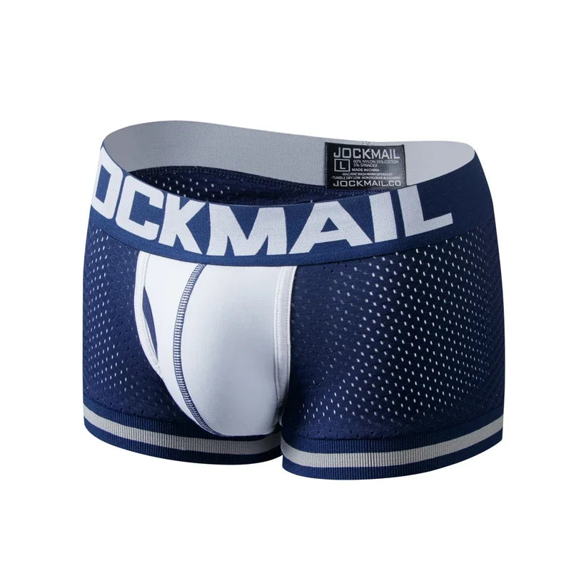 Summer Underwear Men Boxer Homme Nylon Mesh Quick Dry Sports Fitness Men's Underpants Soft Boxer Shorts Men Boxers Breathable