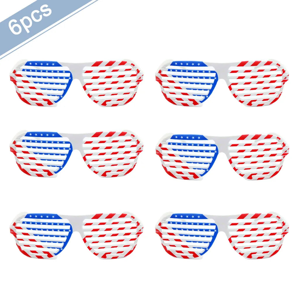 Independence Day Party Supplies American Flag Tableware USA Plates, Cups, Napkins, Forks, Spoons For 4th Of July USA Party Decor
