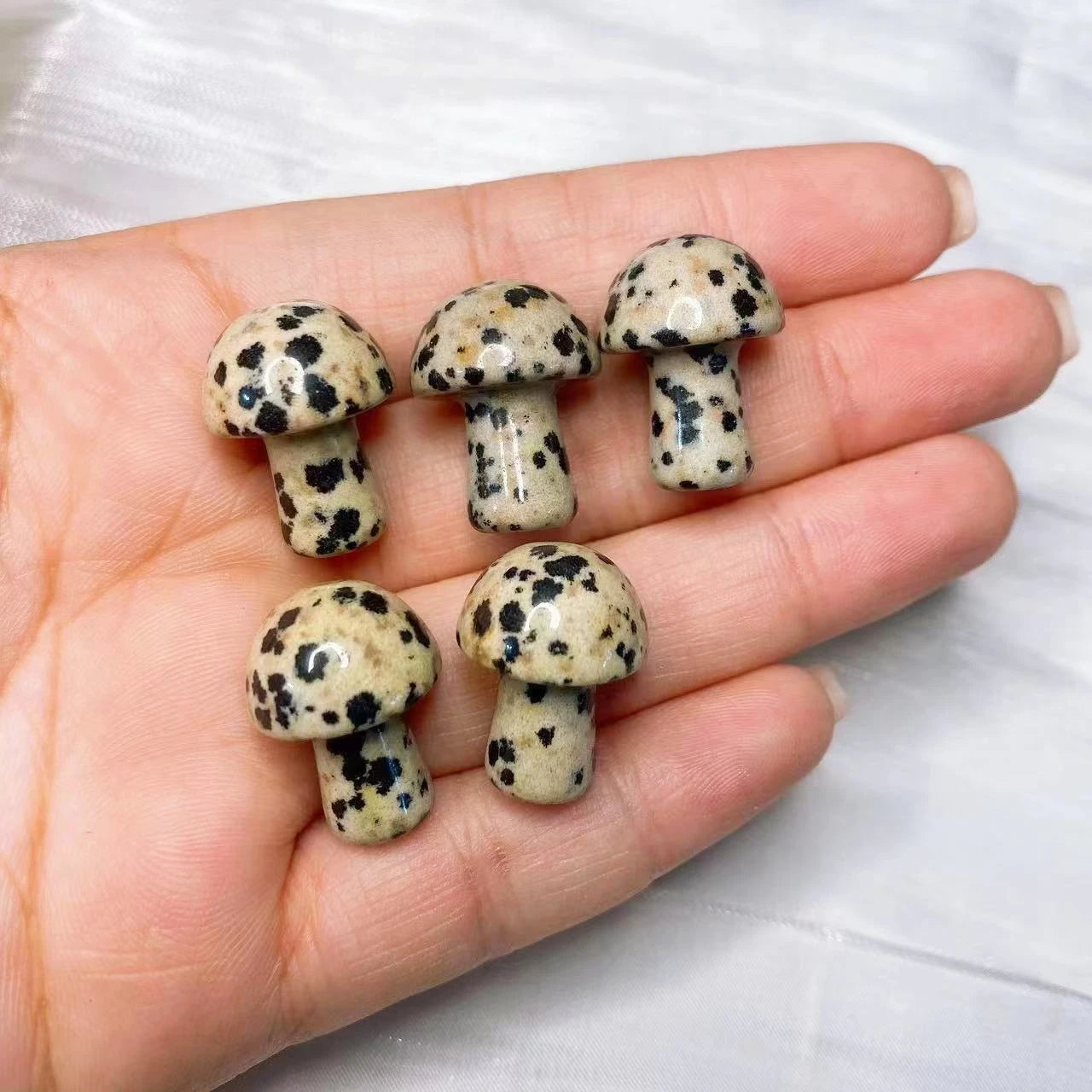 Mini Mushroom Carved Gemstone
