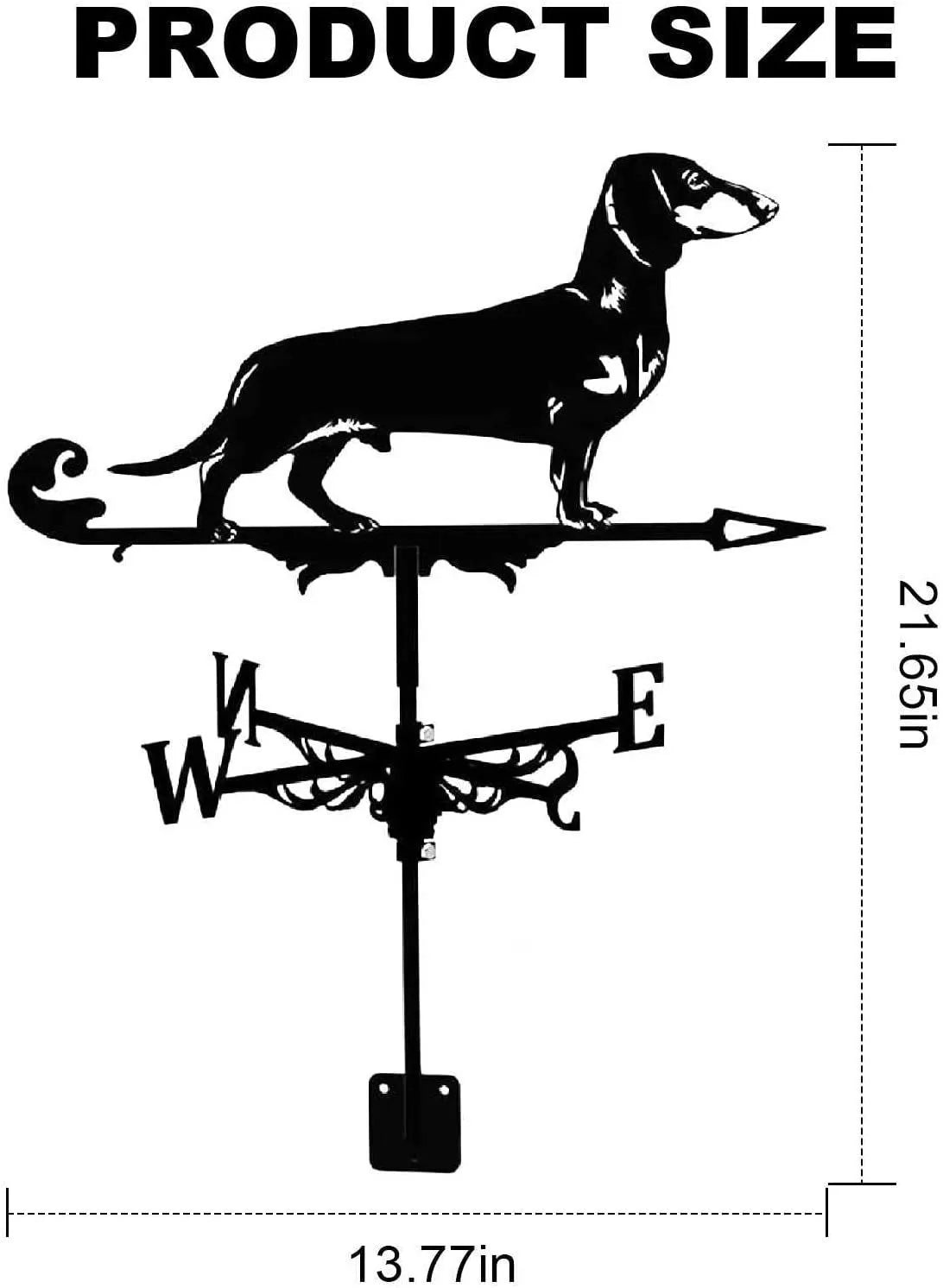 Metal Weathervane,Witch Iron Weather Vane,Sea Rover Wind Direction Indicator Garden Decoration Outdoor Roof Decoration Gardening