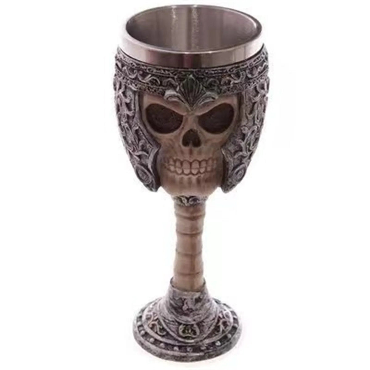 Horrible Gothic Stainless Resin Goblet Retro Wine Glass Cocktail Glasses Wolf Whiskey Cup Party Bar Drinkware FREE son