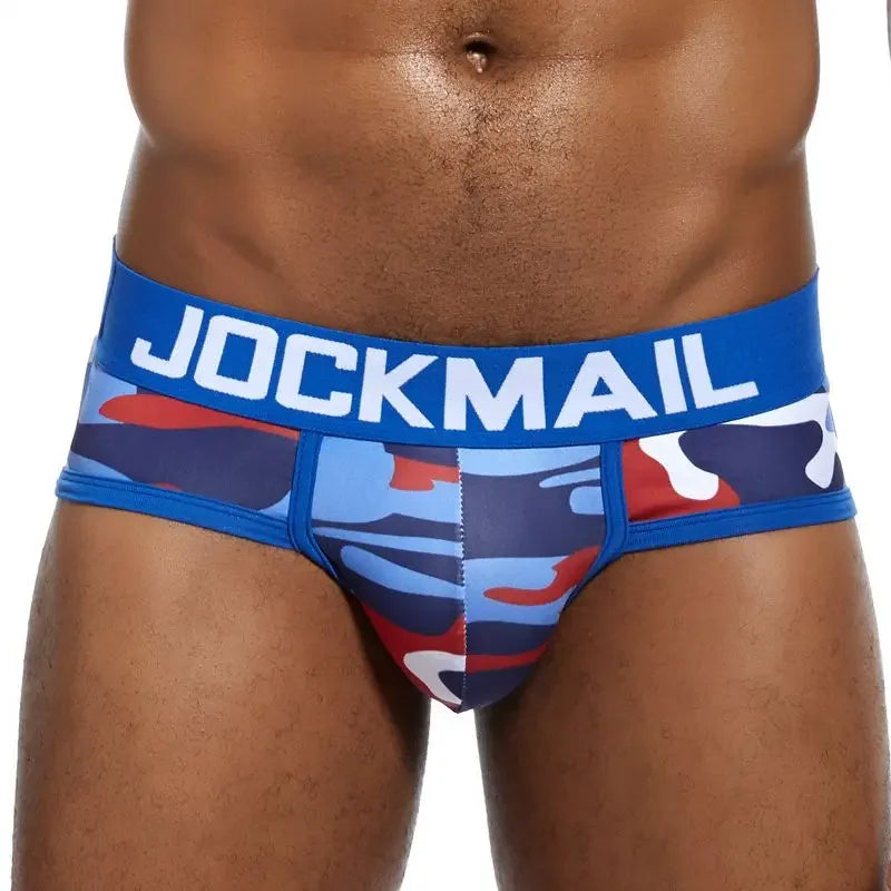 JOCKMAIL 5 Value Package/Lot print Camouflage Mens Underwear Briefs calzoncillos hombre slips Cueca Gay Underwear Male Panties