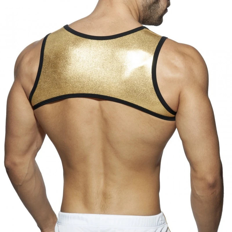 Party Clip Harness Men Shoulder Strap Neoprene Tank Top for Athletic ,Fitness, Club, Bar Stage Show ,You Can Use It ,Up To You.