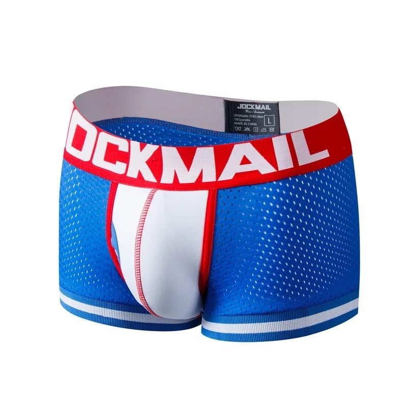 Summer Underwear Men Boxer Homme Nylon Mesh Quick Dry Sports Fitness Men's Underpants Soft Boxer Shorts Men Boxers Breathable